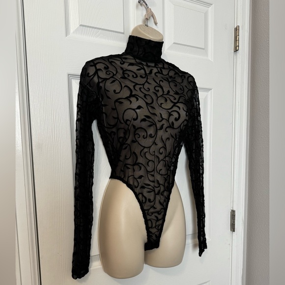 Frederick's of Hollywood Tops - Vintage Fredericks of Hollywood sheer mesh bodysuit!
